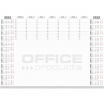 Podkadka na biurko OFFICE PRODUCTS, planer 2022/2023, biuwar 594x420mm A2 ,52k., biaa