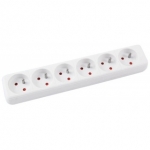 Przeduacz OFFICE PRODUCTS, 6 gniazd, 5m, z uziemieniem, biay