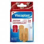 Zestaw plastrw VISCOPLAST, 24szt., mix kolorw