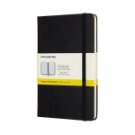 Notes MOLESKINE Classic M, 11,5x18 cm, w kratk, twarda oprawa, 208 stron, czarny