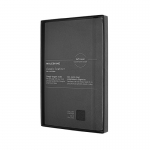 Notes MOLESKINE Classic edycja limitowana, mikka oprawa skrzana L, 13x21 cm, w linie, czarny