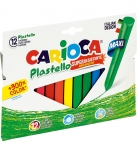 Kredki CARIOCA Plastello Jumbo 12 kol.