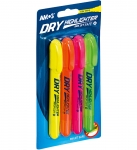 Zakre�lacz w sztyfcie AMOS 4 kolory blister