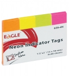 Zakadki indeksujce EAGLE 15x50 4 kolory neon