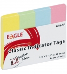 Zakadki indeksujce EAGLE 15x50 5 kolorw pastel