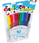 Długopis Carioca Fiorella 10 kol.