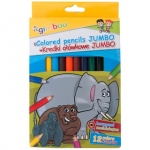 KREDKI OWKOWE GIMBOO JUMBO, SZECIOKTNE, 12SZT., MIX KOLORW