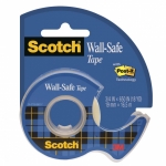 Tama klejca SCOTCH Wall-Safe bezpieczna dla cian na podajniku, 19mm, 16,5m, transparentna