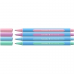 Dugopis SCHNEIDER Slider Edge, XB, 4szt. blister, mix kolorw pastel