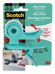 Podajnik do tamy Scotch C19 Clip&Twist + tama SCOTCH MAGIC 19mm, 8,89m, zielony