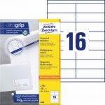 Trwae etykiety uniwersalne Avery Zweckform A4, 100 ark./op., 105 x 33,8 mm, biae