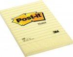 Karteczki Post-it XXL, w lini, 102 x 152 mm