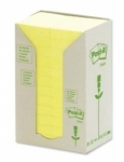 Bloczki samoprzylepne ekologiczne Post-it® - z surowcw wtrnych