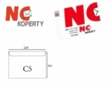 Koperty samoklejce, C-5 biaa, 162 x 229 (mm)