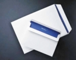 Koperty HK samoklejce z paskiem - SUPER MAIL, DL biaa 100g - okno prawe, 110 x 220 (mm)