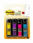 Zakadki indeksujce Post-it wskie, zakadki standardowe, 12 x 43 mm