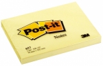 Standardowe żółte karteczki Post-it, samoprzylepne Post-it, 76 x 127 mm