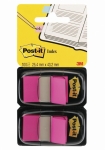 Zakadki indeksujce POST-IT (680-BP2EU), PP, 25,4x43,2mm, 2x50 kart., jaskraworowe