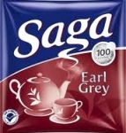 Herbata ekspresowa Saga, Earl Grey, 100 szt.